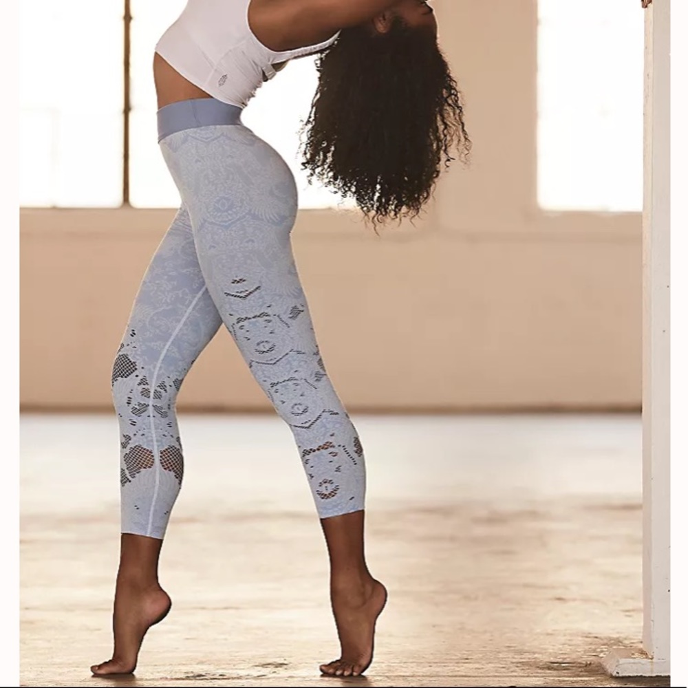 Free People High Rise Cropped Oasis Leggings